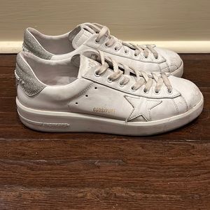 Golden Goose Pure start glitter low top.